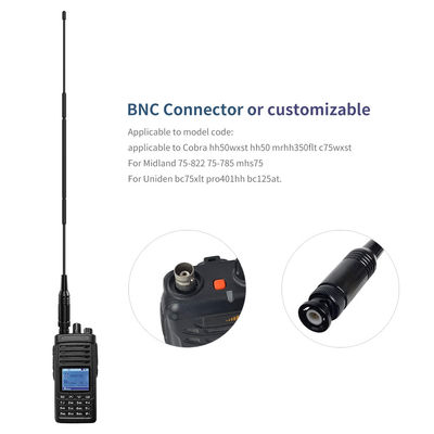 Universal High Gain Two Way Telescopic Adapter Female Tower Base UHF VHF HF Ham Radio CB Antenna