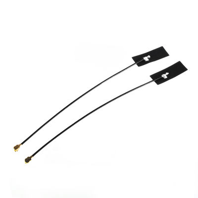 OEM 2.4G WiFi GSM 3G 4G Internal FPC Antenna with IPX UFL Connector Cable 1.13/178