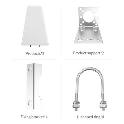 High Gain Directional Wireless Log-Periodic Antenna with Maximum Input Power of 100W