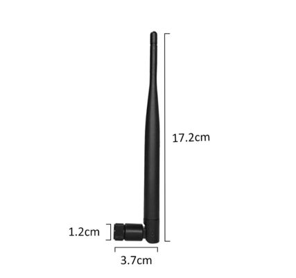 Yetnorson 12dbi 2.4G WIFI External Antenna with 50 Ohm Input Impedance 1.5m Cable Length