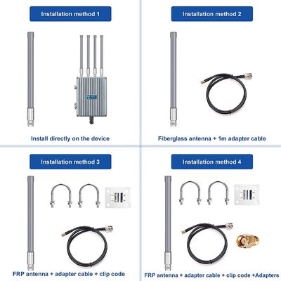 High Gain Hotspot Fiberglass Antenna 6dbi 8dbi 10dbi Outdoor Antenna for 868mhz 915mhz